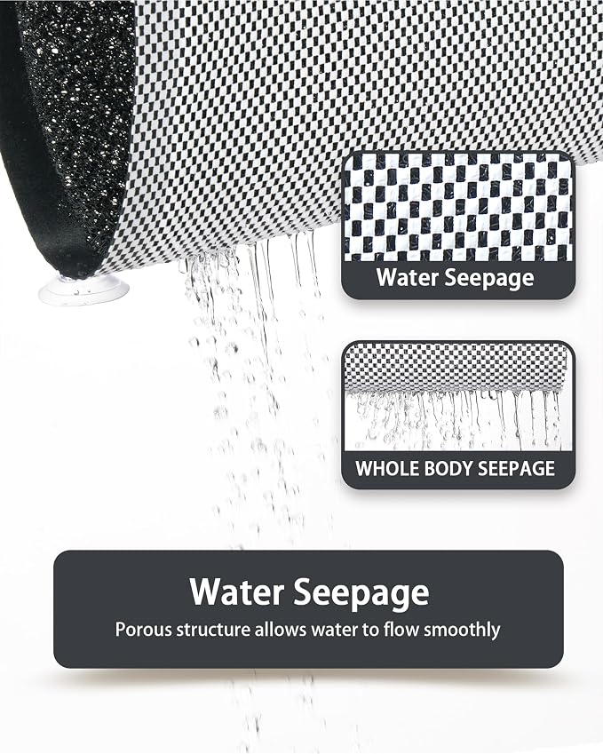 Mecko Non Slip Shower Mats, 16x40 Inch, Anti-Slip Bathtub Mats - Image 6