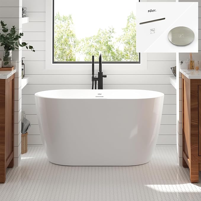 FerdY 47" Bali Acrylic Freestanding Bathtub - Image 2