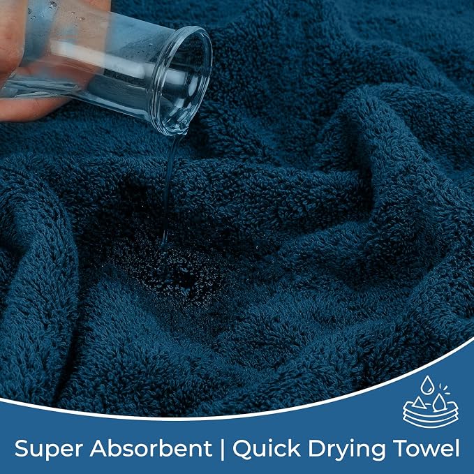 DAN RIVER 100% Ring Spun Cotton 3-Piece Towel Set, Bath Towel, Hand Towel and - Image 6
