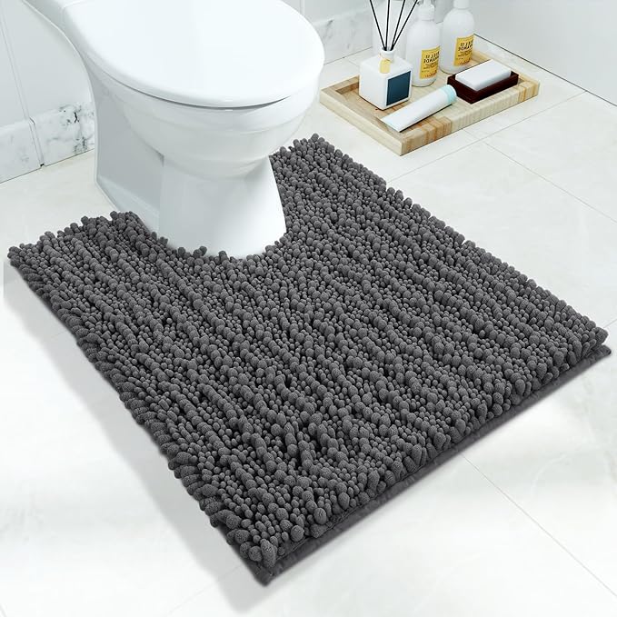 Yimobra Toilet Rug U Shaped Washable 24x20 Inch by Yimobra
