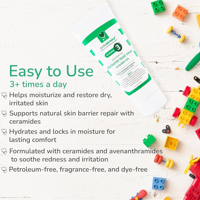Eczema 3 Ceramide-Rich Skin Barrier Repair Eczema Cream - Image 3
