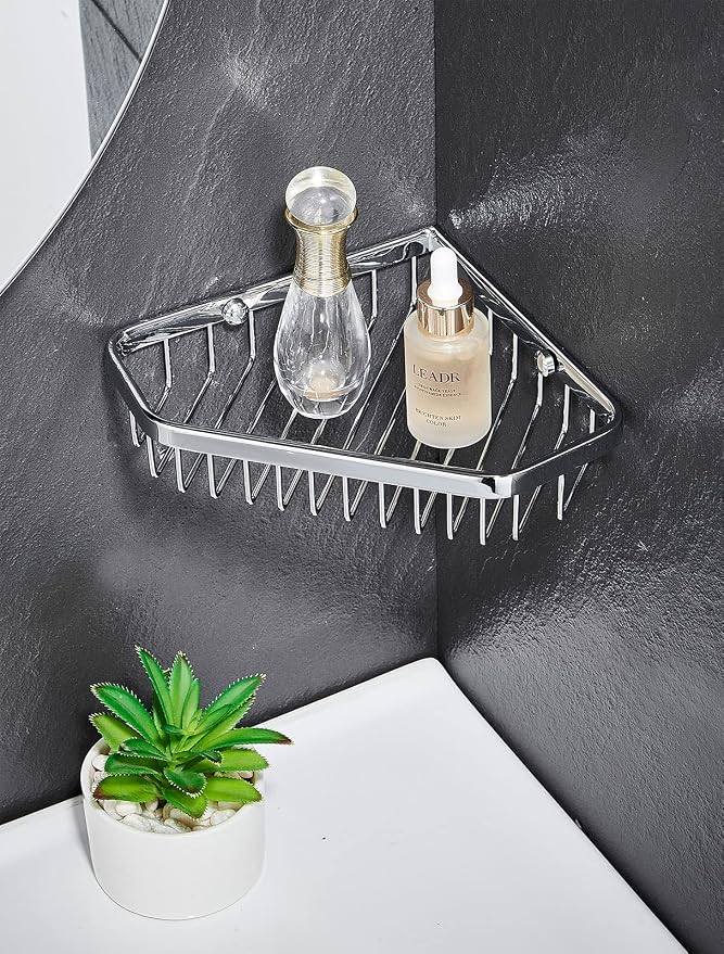Corner Shower Caddy Basket, Shampoo Holder - Image 2