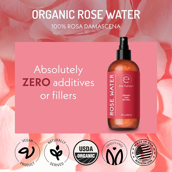 Eve Hansen Organic Rose Water Spray - Image 5