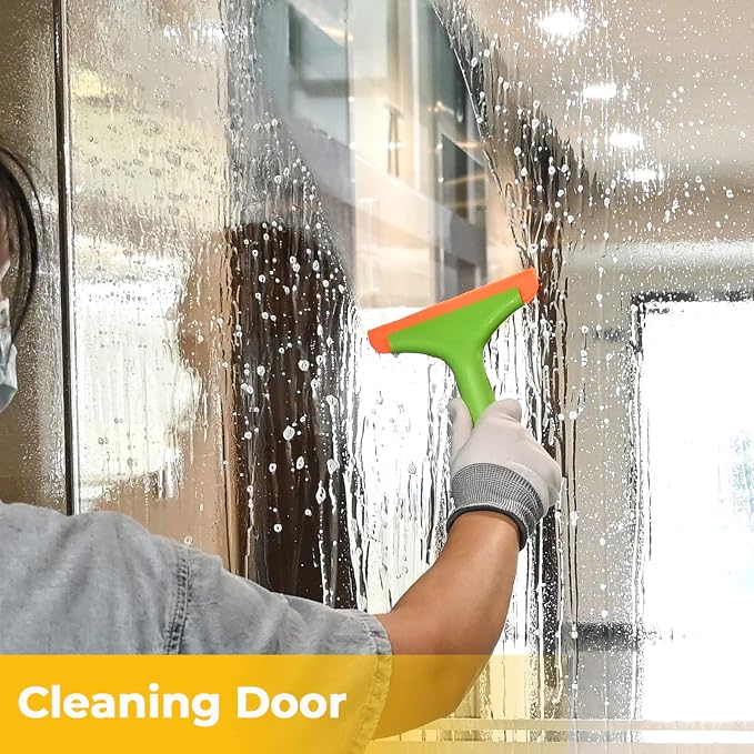 Gomake Small Silicone Squeegee Window Shower Squeegee, Auto Water Blade Squeegee - Image 4