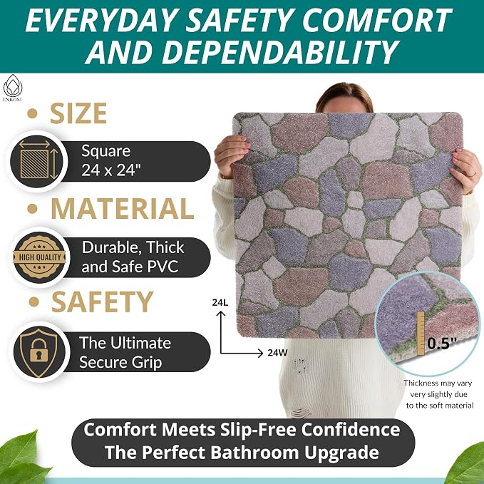 Anti Slip Shower Mat Square - Image 3