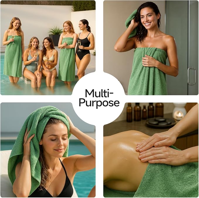 REDKISS Ultra-Plush Bath Towel Set, 900GSM Premium Thick Cotton - Image 5