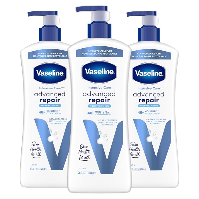 Vaseline Intensive Care Unscented Advanced Repair Body Lotion by Vaseline