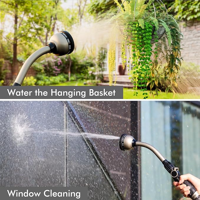 RESTMO Watering Wand Heavy Duty, Metal Garden Hose Wand - Image 6