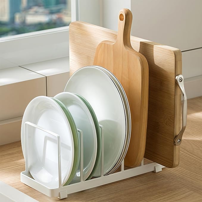 Cutting board organizer Dish rack Pot Lid Organizer by Unknown