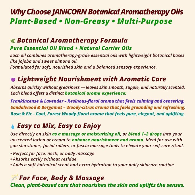 Sandalwood & Bergamot Aromatherapy Body & Massage Oil – Lightweight, - Image 8