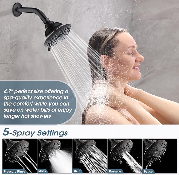 BRIGHT SHOWERS Shower Faucet Set, Shower Heads System - Image 2
