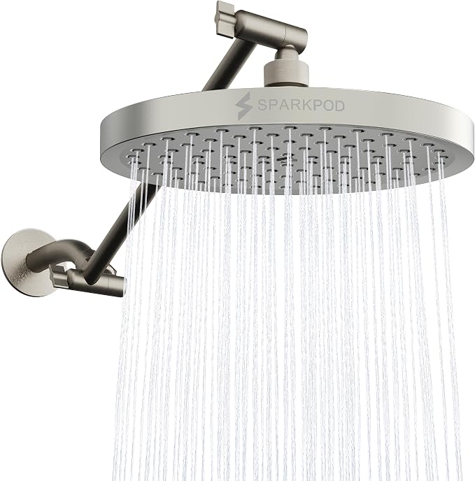 SparkPod Round Rain Shower Head by SparkPod