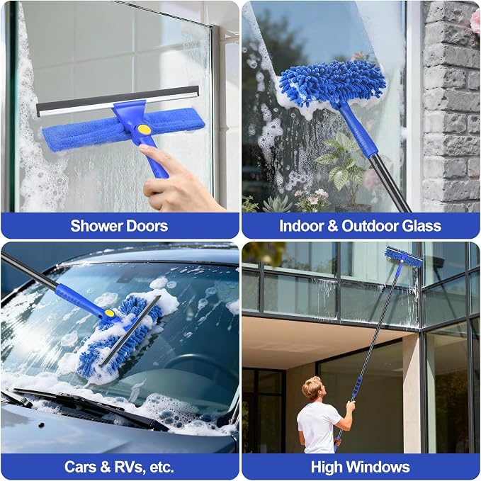 Wontolf 79'' Window Squeegee Cleaner Tool - Image 5