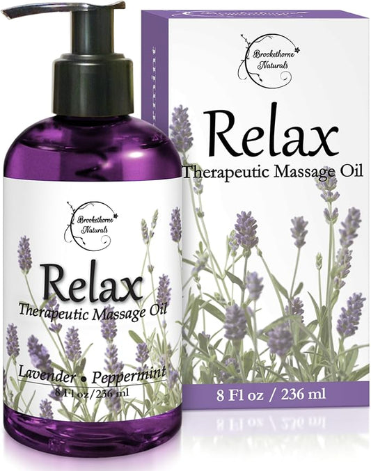 Relax Therapeutic Body Massage Oil - by BrookethorneNaturals