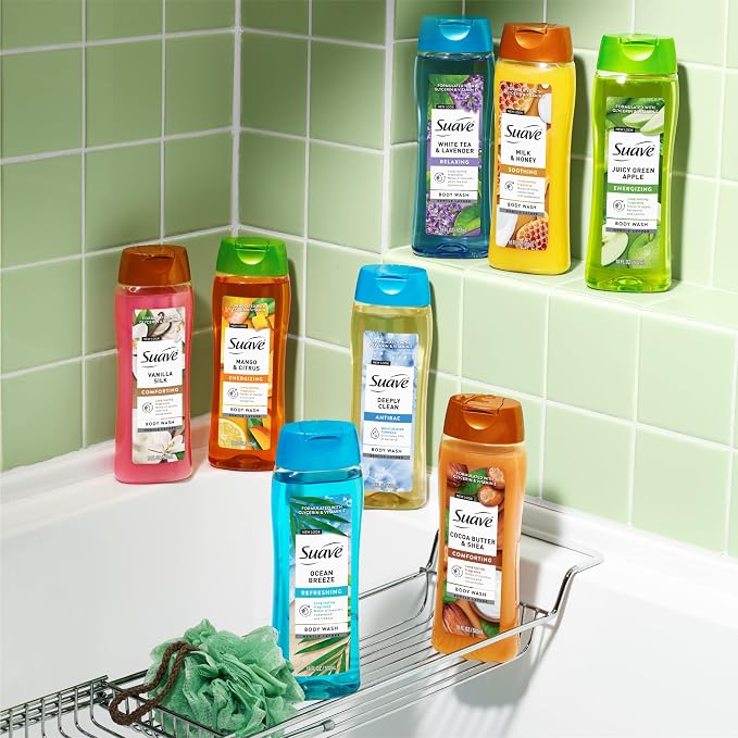 Suave Moisturizing Body Wash, Cocoa Butter and Shea - Image 7