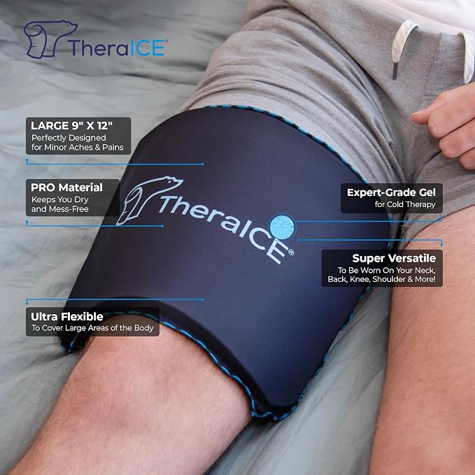 TheraICE PROpack Ice Pack for Injuries, Reusable Soft Multipurpose Cold Gel Ice - Image 2