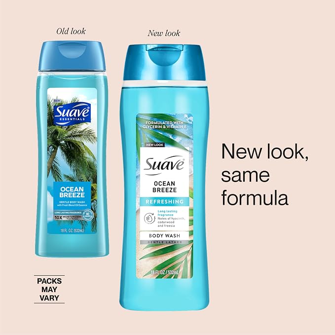 Suave Moisturizing Body Wash, - Image 3