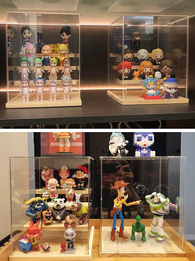 Choowin 4 Tier Small Clear Acrylic Display Case - Image 4