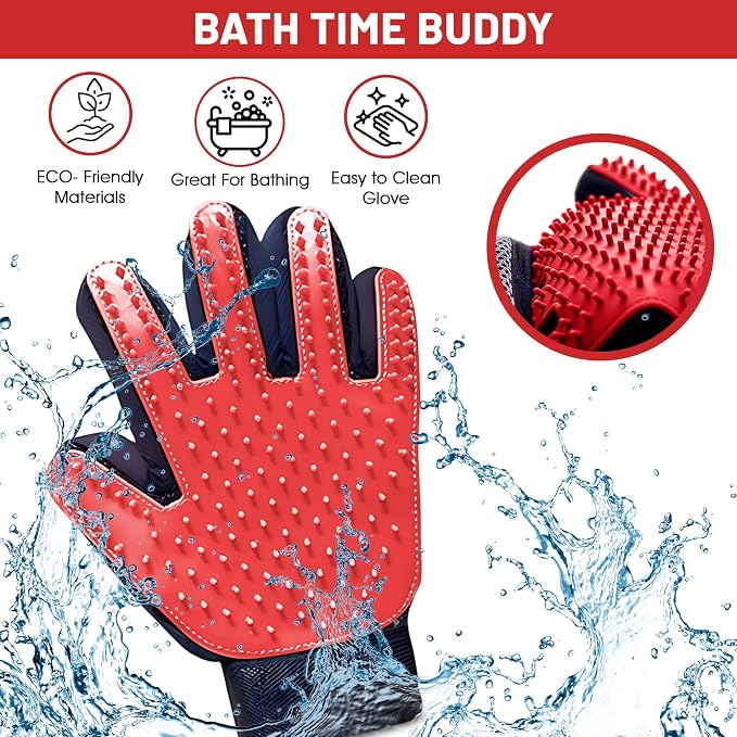Upgrade Pet Grooming Gloves, Grooming Gloves - Image 4
