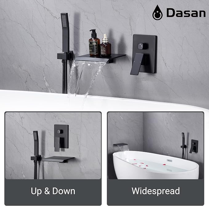 Upgraded Wall Mount Tub Filler Faucet - Image 3