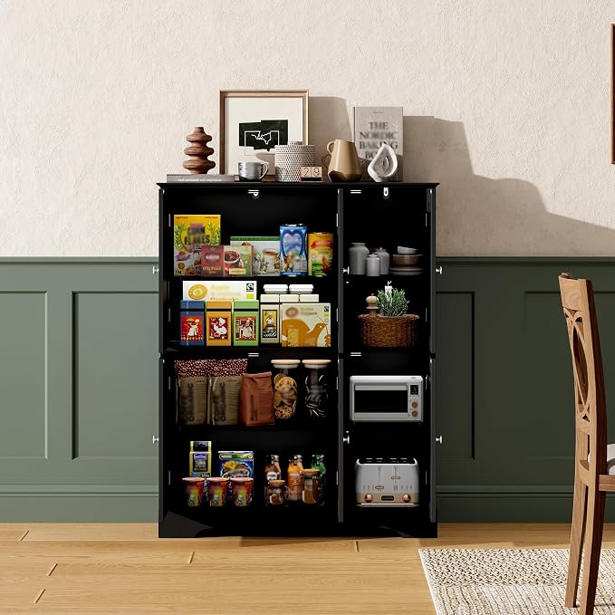 ChooChoo Bathroom Floor Cabinet, Modern Bathroom Storage Cabinet - Image 6