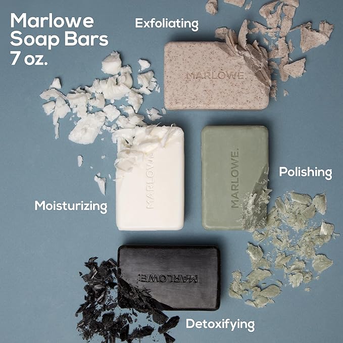 MARLOWE. No. 106 Charcoal Soap 7 oz Body Bar Soap - Image 6