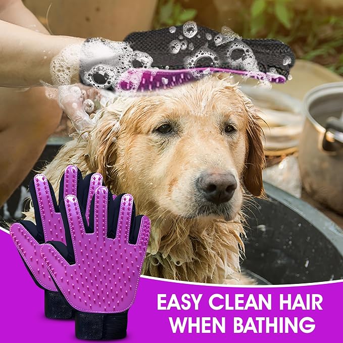 Upgrade Pet Grooming Gloves, Grooming Gloves - Image 5