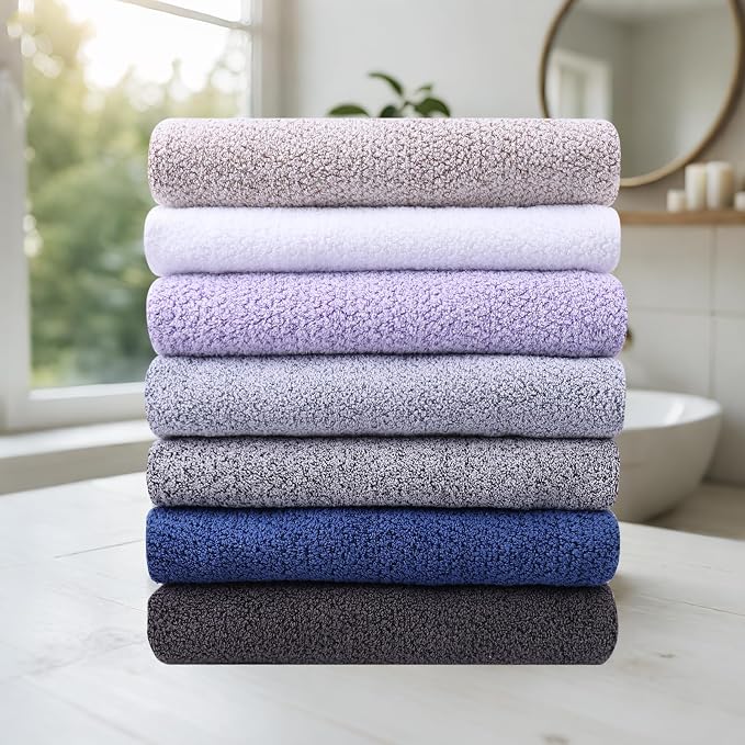 Everplush Diamond Collection Extra Large Bath Towel Sheet – 2 PK, Super Soft & - Image 6