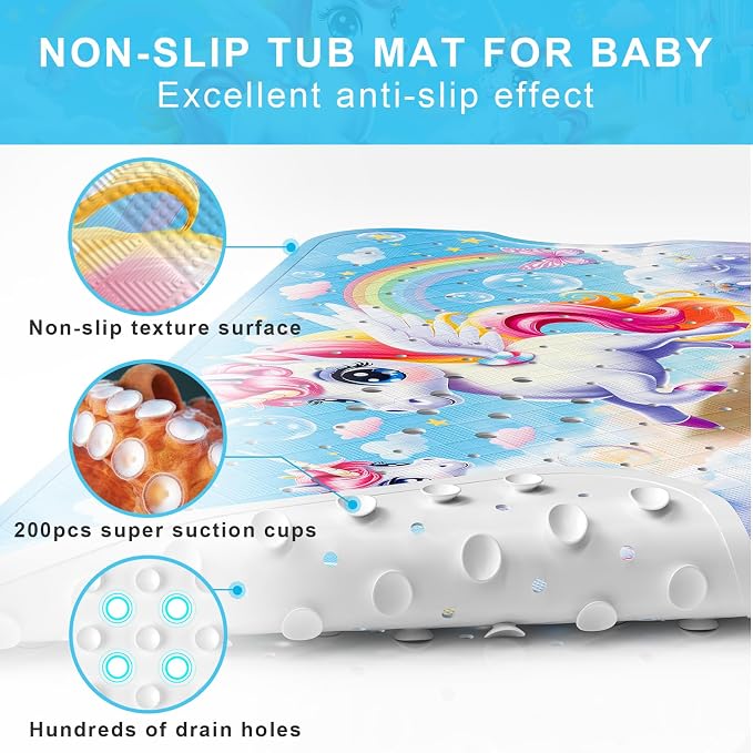 Upgrade Cartoon Baby Bath Mat Non Slip - Image 3