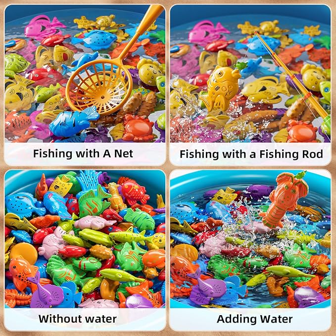 Pool Fishing Toys Games, Water Table Bathtub Toy - Image 3