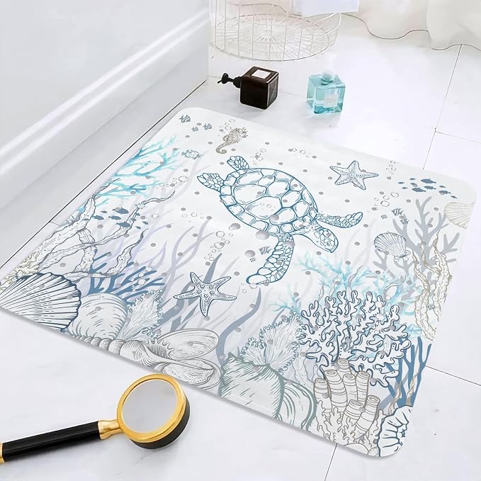 Sea Turtle Square Anti Slip Shower Mats - Image 8