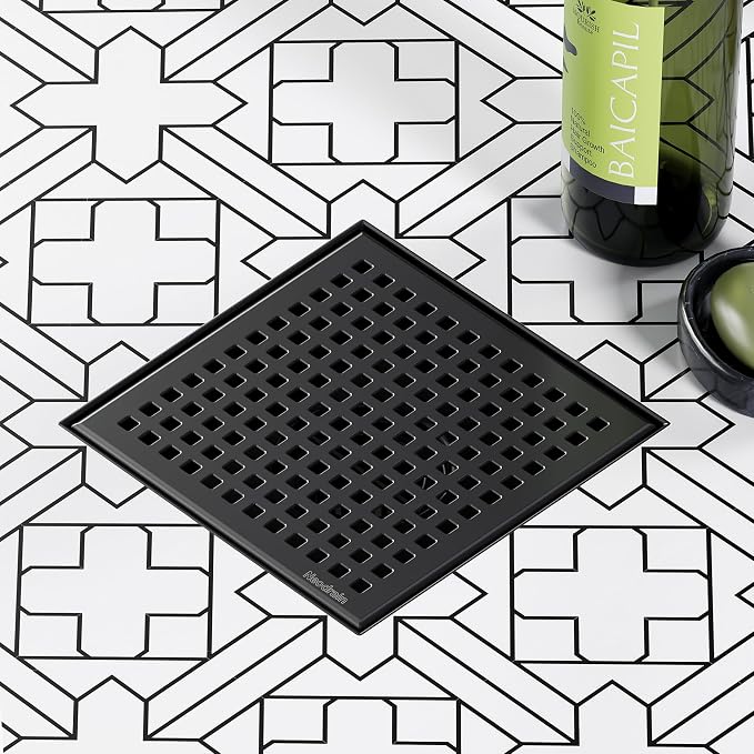 Neodrain 6 Inch Square Shower Drain by Neodrain