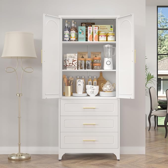 Metal Kitchen Pantry Cabinet - Image 2