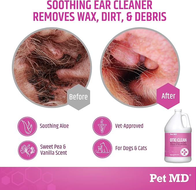 Pet MD Otic-Clean Dog Ear Cleaner - Image 2