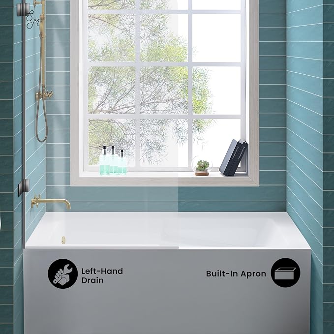 Swiss Madison Well Made Forever SM-AB541 Voltaire Alcove Tub - Image 5