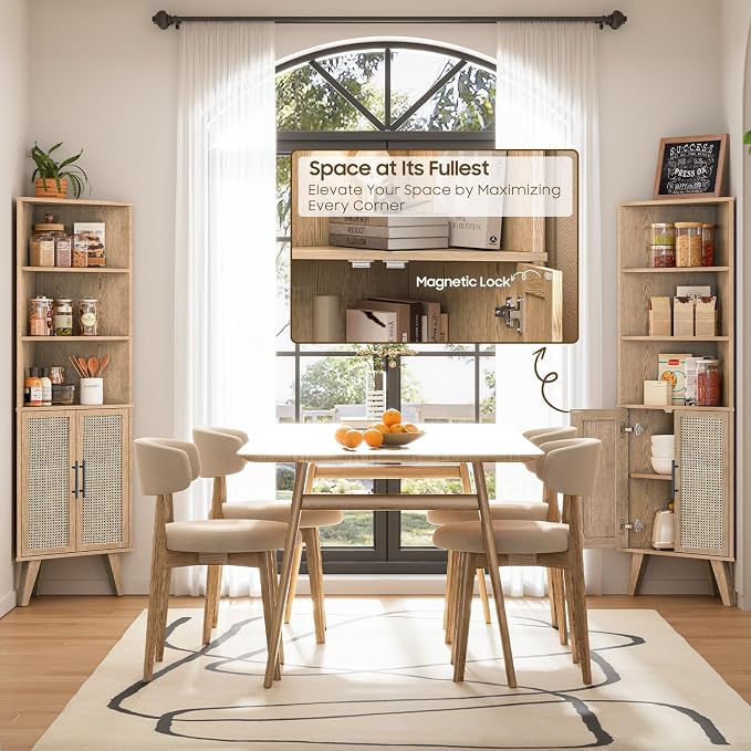 Corner Storage Cabinet, Free Standing Corner Storage Cabinet - Image 6