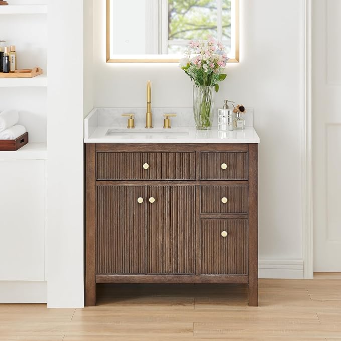 ALTAIR 36 Bathroom Vanity with Sink Mordern Freestanding Single Vanities Large by ALTAIR