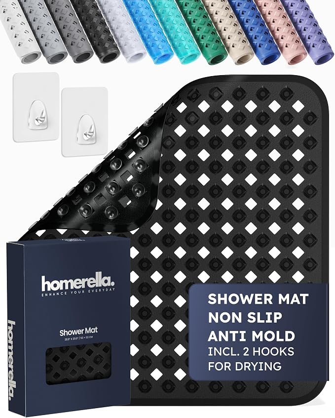 homerella® Shower Mat Non Slip Anti Mold, Non Slip Shower Mats by Homerella