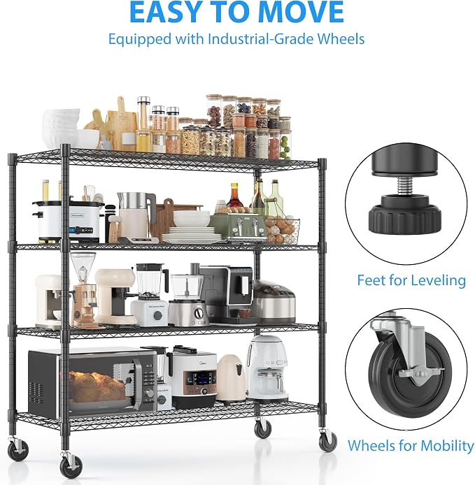 Homdox Heavy Duty Metal Shelves - Image 6