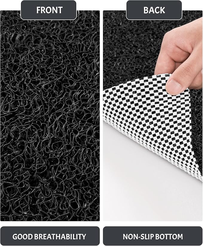 Mecko Loofah Bath Mat for Tub - Image 3