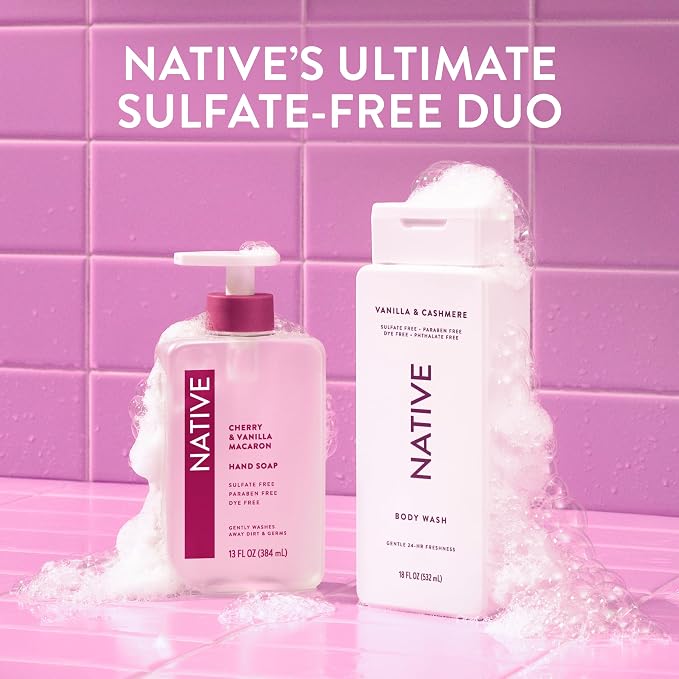 Native Vanilla & Cashmere Body Wash 18 fl oz - Image 9