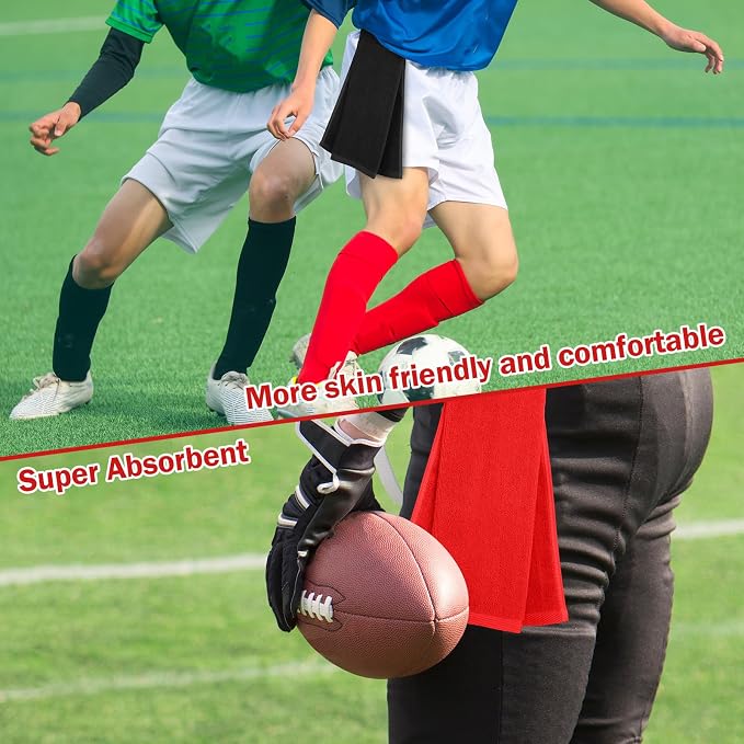Shimeyao 2 Pcs Cotton Sports Football Towel - Image 4