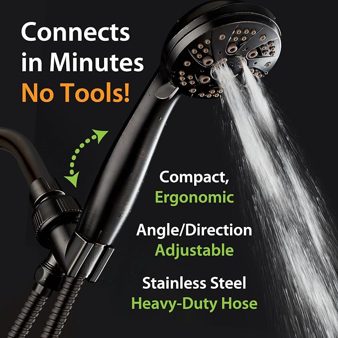 AquaDance For California High Pressure 6-Setting Oil Rubbed Bronze Face - Image 4