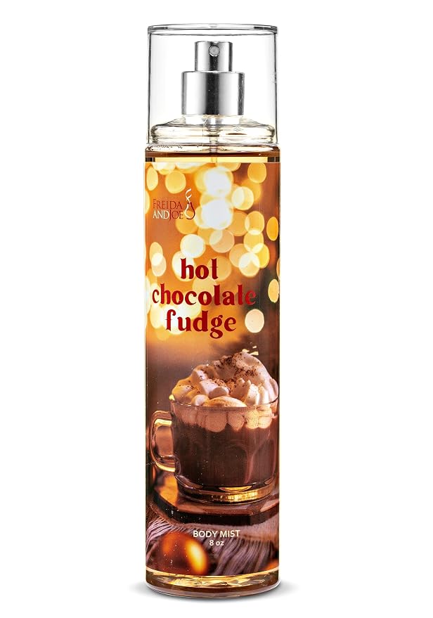 Freida & Joe Hot Chocolate Fudge Body Mist – 8oz Fine Fragrance Spray by FreidaandJoe