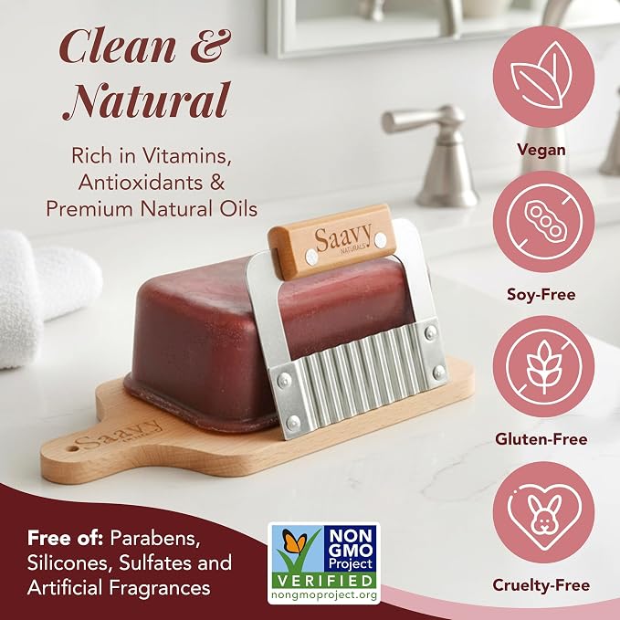 Saavy Naturals Soap Bar Patchouli Rose - Image 5