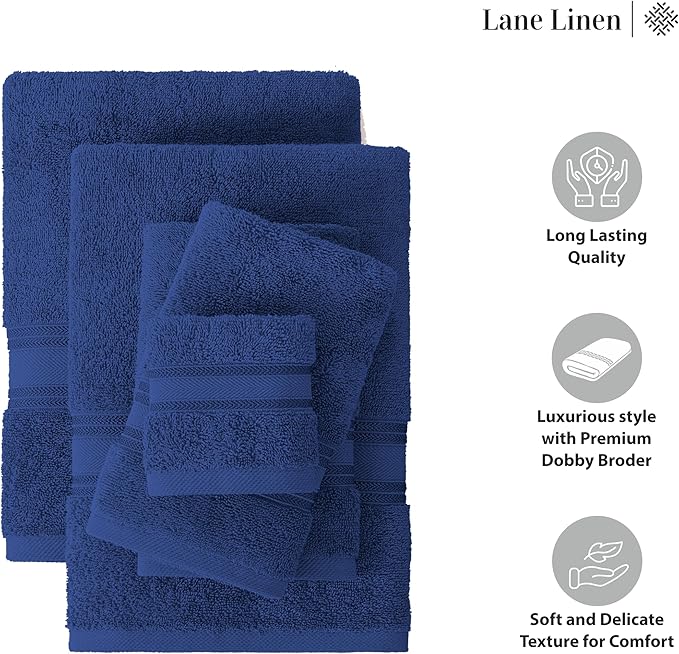 LANE LINEN Luxury Bath Towels Set - Image 6