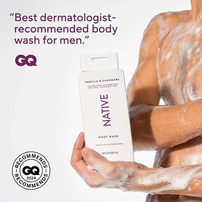 Native Vanilla & Cashmere Body Wash 18 fl oz - Image 6