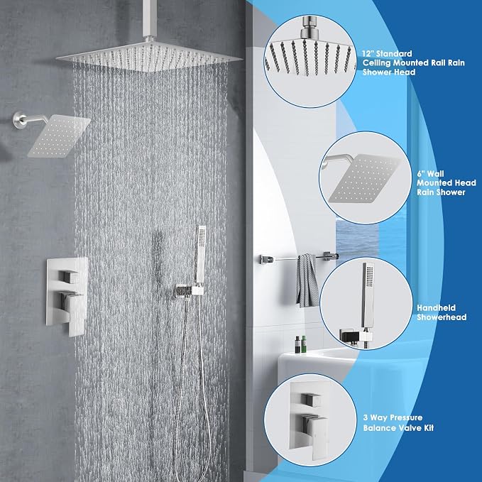 Shower System Dual Shower Heads - Image 3