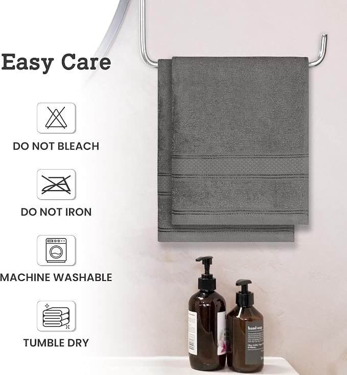 Casa Lino 100% Cotton Hand Towels - Image 6