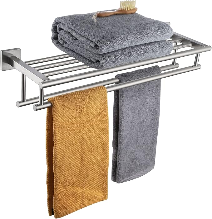 KOKOSIRI 20 Inch Towel Rail Towel Shelf by KOKOSIRI